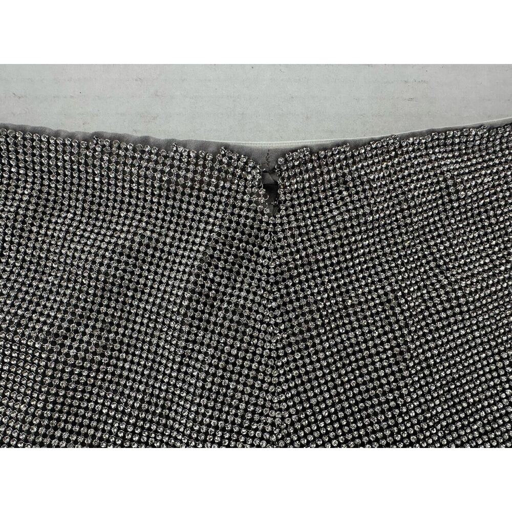 Kith Metallic Chainmail Set Skirt Sz XS Top Sz M Club Sexy Going Out Glam Event - Picture 5 of 16